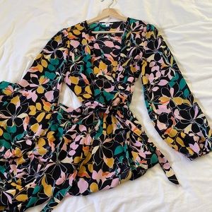 Bar iii Medium Floral Maxi Wrap Dress